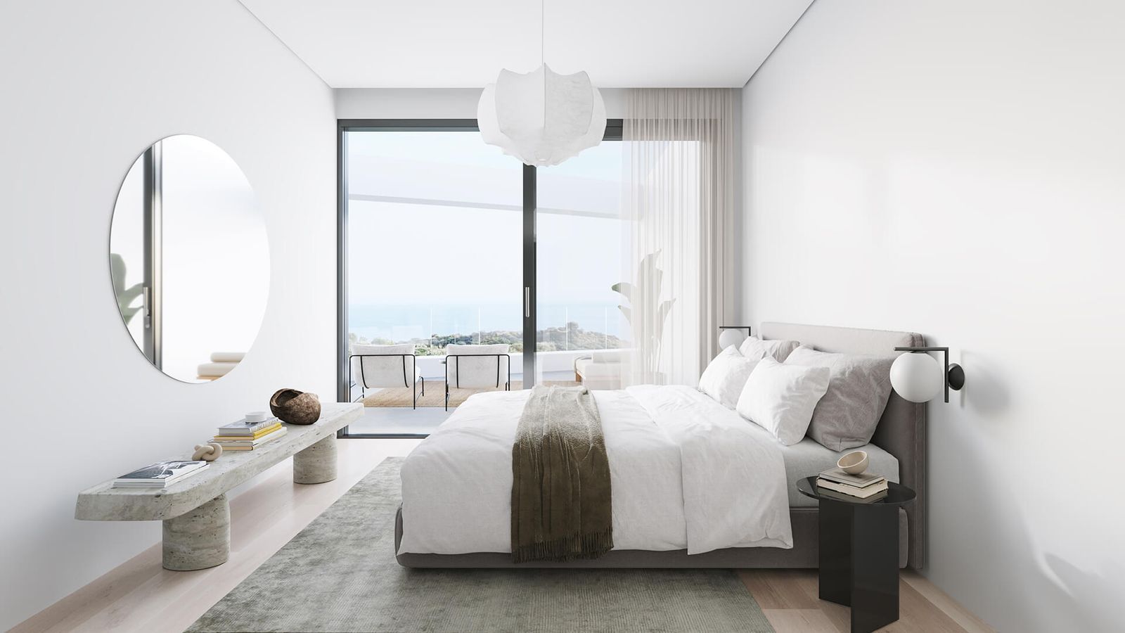 03 modern bedroom with ocean view